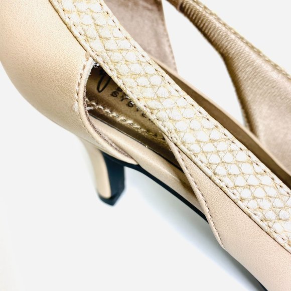 Life Stride Kimberly Taupe Heel Pump Comfort Support Flex Soft System NEW IN BOX - Picture 6 of 10